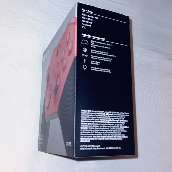 Xbox Elite Series 2 Core Red Wireless Gaming Controller - Picture 5 of 8